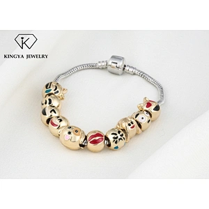 925 italian bangle gold bead silver bracelet for men design