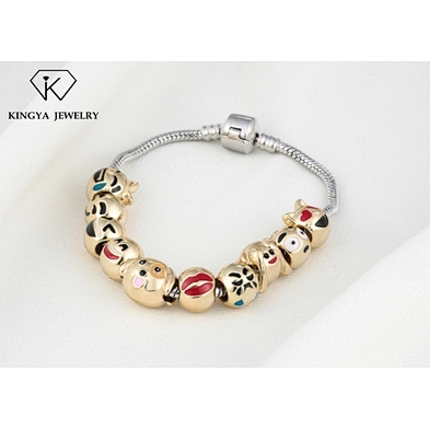 925 italian bangle gold bead silver bracelet for men design