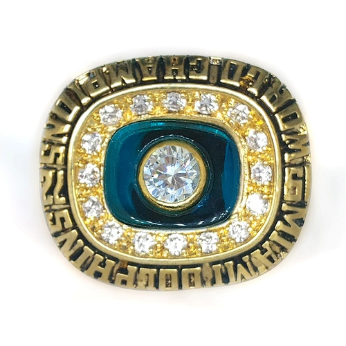 Blue enamel Miami wholesale championship replica rings