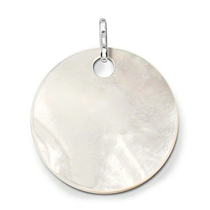 Round design blank silver wholesale simple necklace