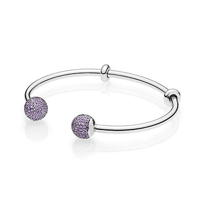 Fashion silver chain artificial diamond ball bracelet