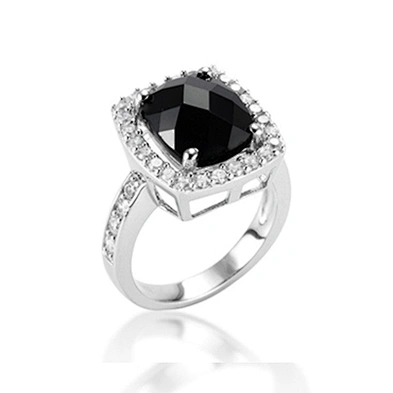 Saudi arabia men black opal ring 925 sterling silver jewellery
