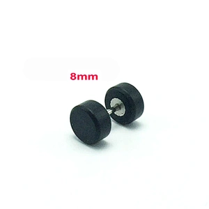 Free sample diy blank stainless steel earring stud for boy