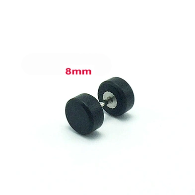 Free sample diy blank stainless steel earring stud for boy
