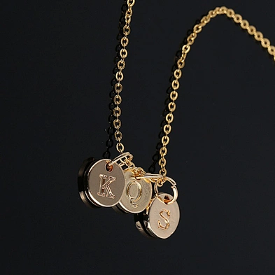 Real 925 silver rose gold jewelry personalized name necklace