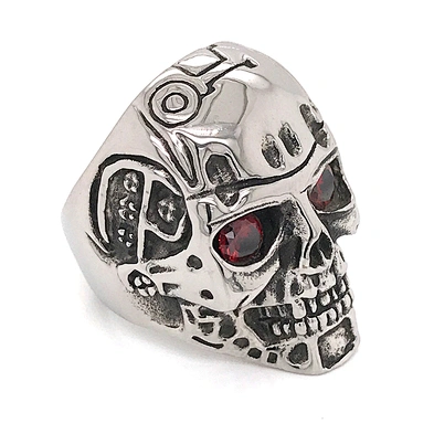 High quality custom design skull mens rings stainless steel