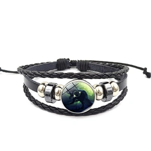 Personality Good Luck Customized Logo Stone Buddhist Cat Dubai Charm Bracelet