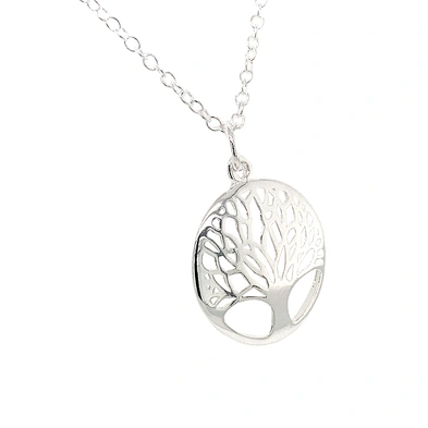 Female 925 silver tree of life pendant necklace jewelry