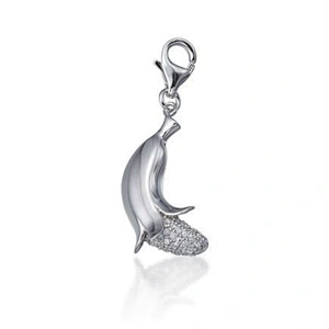 Good souvenir apple shape rhinestone pendant necklace