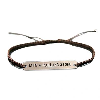 Fashion engraved wholesale adjustable leather cord bracelet