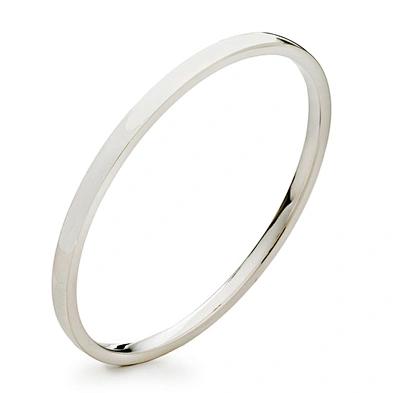 Refined thin style blank engravable silver bracelet man