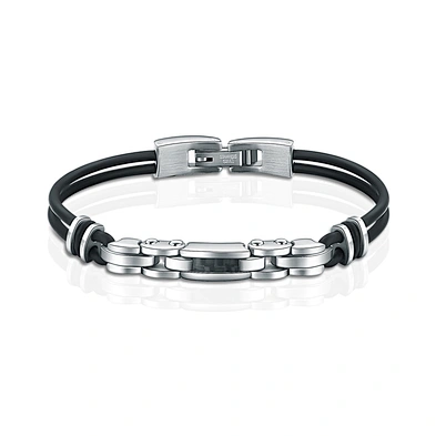 316 stainless steel personalized leather bracelet women jewelry