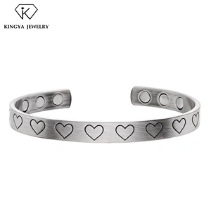 Magnetic therapy health copper rare earth bracelet china for men