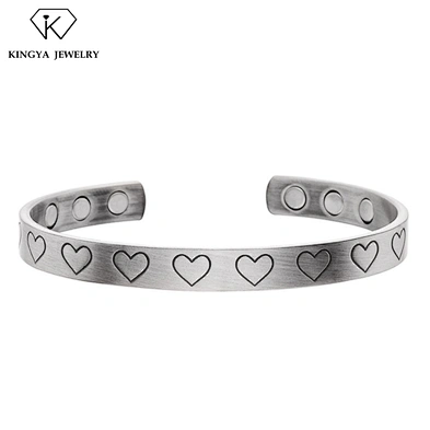 Magnetic therapy health copper rare earth bracelet china for men