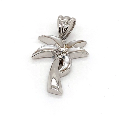 Summer Style Sandbank Wear Coconut Tree Pendant With White Shell Designs
