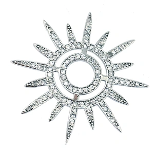 Wholesale Italian Custom Sun 14K Gold Jewelry Necklace Pendant Charm
