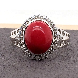 Fashion red stone cheap gorgeous fashionable jewelry