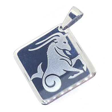 Wholesale custom design square unicorn necklace