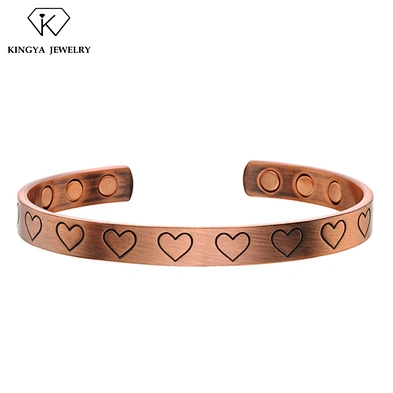 Magnetic therapy health copper rare earth bracelet china for men