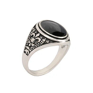 Black wedding thumb zinc alloy ring jewelry under $1 for men