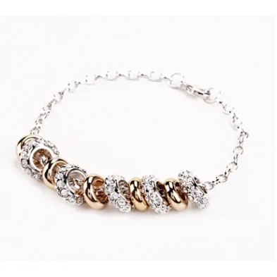 Profound engraved silver beads alloy free style christian bracelets