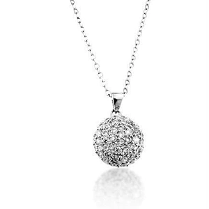 Good souvenir apple shape rhinestone pendant necklace
