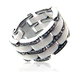 Fresh design engraved smart stainless steel stackable ring