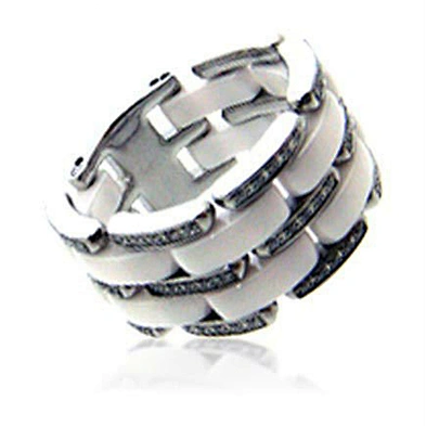 Fresh design engraved smart stainless steel stackable ring