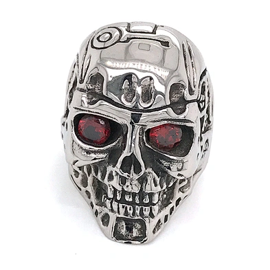 High quality custom design skull mens rings stainless steel