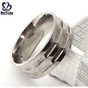 Hot sale stylish titanium stainless steel wholesale stack rings