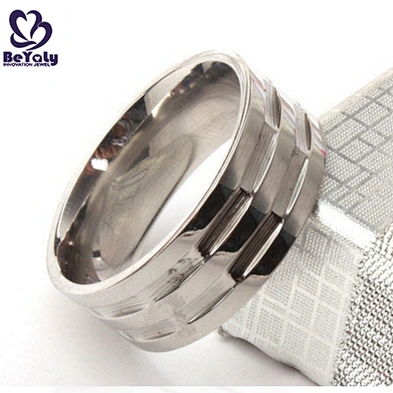 Hot sale stylish titanium stainless steel wholesale stack rings