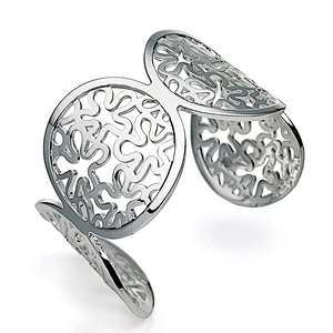 Best price flower engraved 18k gold bracelets for men