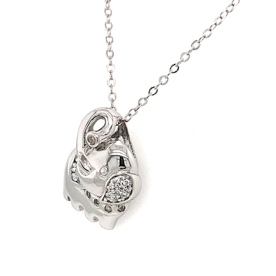 Wholesale High Quality Cute Silver Elephant Necklace Pendant Unisex