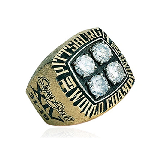 Four gemstone 1979 Pittsburgh Steelers championship rings