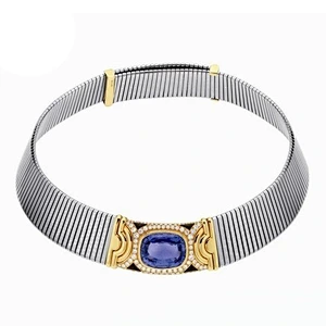 Trendy fashion silver gemstone beaded stretch bracelet