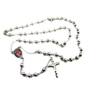 Silver color cross chains for locket pendant wholesale