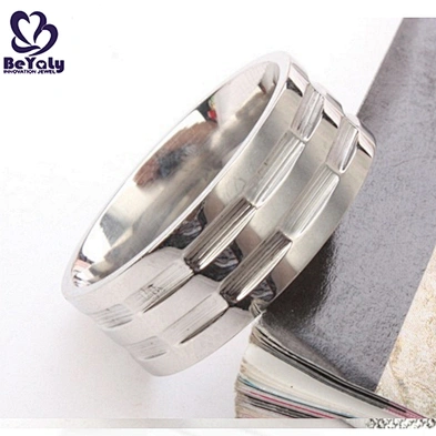 Hot sale stylish titanium stainless steel wholesale stack rings