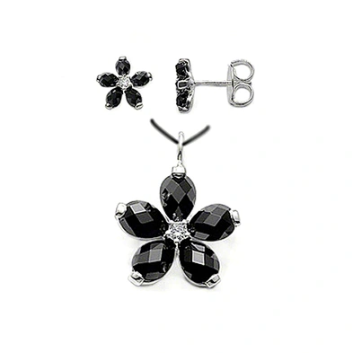 Beauty flower series silver or brass fashion jewelry set
