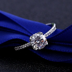 New arrival beauty 1 carat solitaire diamond ring