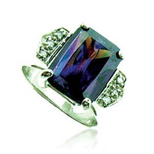 Simple Big Stone Latest Gold Fingers Silver Ring Design Men