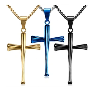 High quality stainless steel cz wholesale cross pendant bulk sale