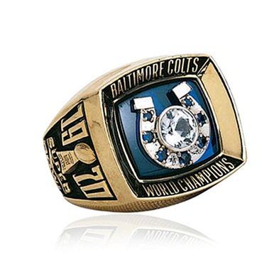 Customized design gold plated national champions rings