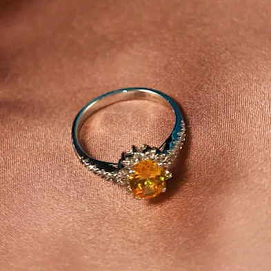 High quality silver gold gemstone rings for men and women