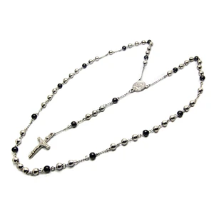 Religionary cross pendant cheap rosary necklace