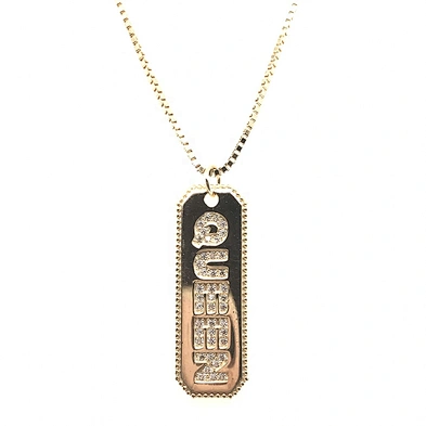 Wholesale Gold Plating Silver Cz Couples QUEEN Alphabet Letter Pendant Necklace
