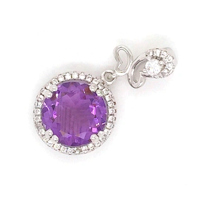 Engravable Silver Round Charms Pendant Wholesale, Purple Turquoise Jewelry Crystal Glass Locket Round Pendant