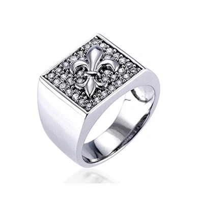 Simple silver daily wear saudi arabia silver men rings