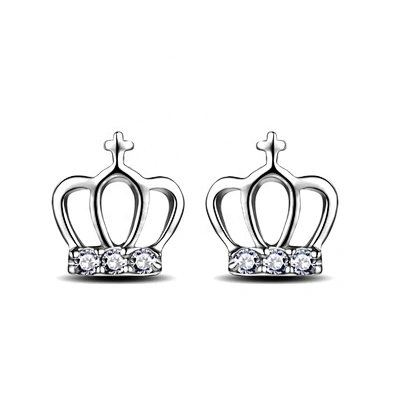 Online Wholesaler Handmade Party 5925 Italy Silver Jewelry Crown Earring