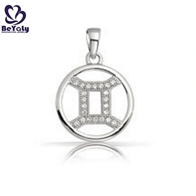 Wholesale 925 sterling silver jewelry zodiac sign cancer pendant