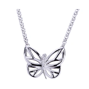 Beautiful custom butterfly pendant wholesale silver jewelry thailand